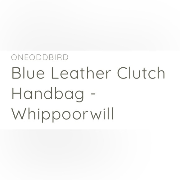 One Odd Bird Wippoorwill Leather Clutch - Picture 4 of 12